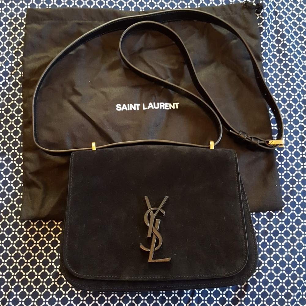 Yves Saint Laurent Spontini Suede Crossbody